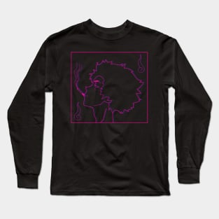 Mugen Smoking Samurai Inspired Long Sleeve T-Shirt